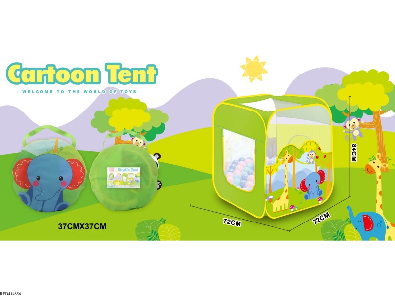 GINGER DEER SQUARE TOY TENT