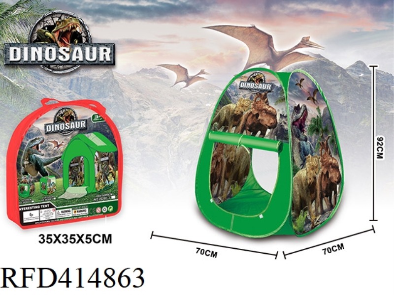 FOREST DINOSAUR PYRAMID TOY TENT