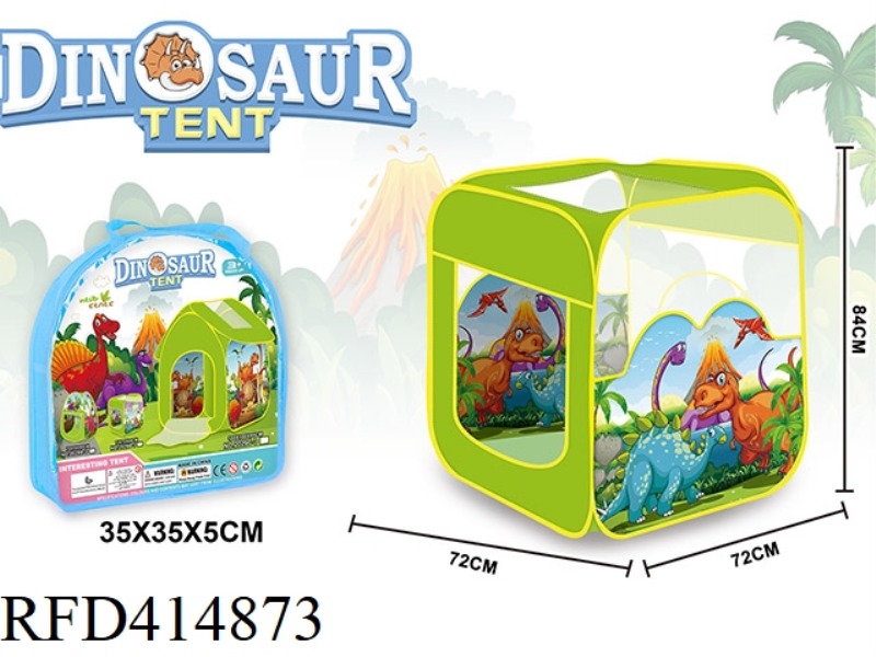 CARTOON DINOSAUR SQUARE TOY TENT