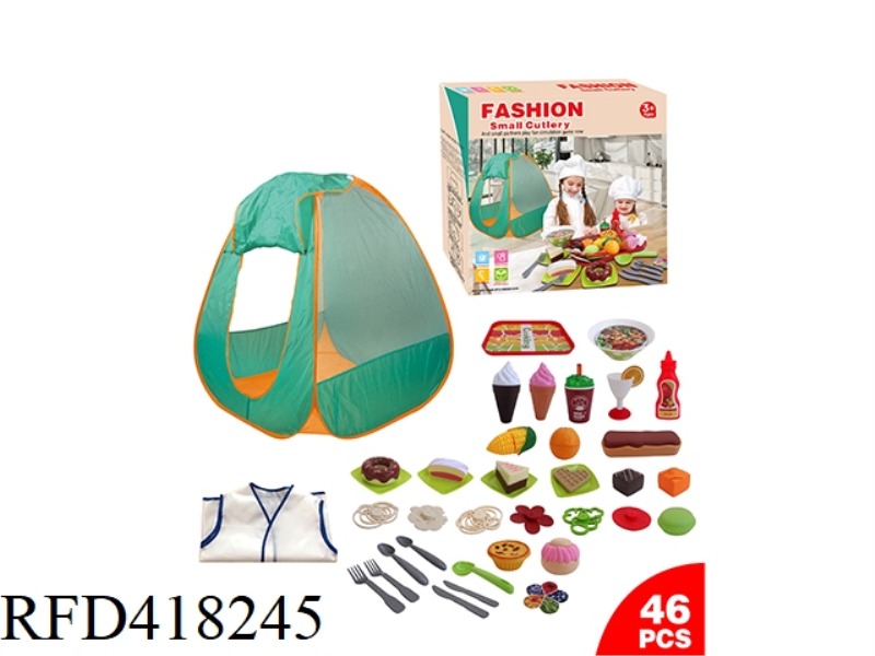 PLAY HOUSE OUTDOOR CAMPING TENT SET (46PCS)