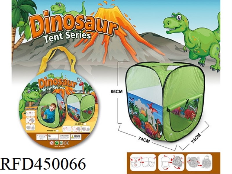 Dinosaur Square Tent