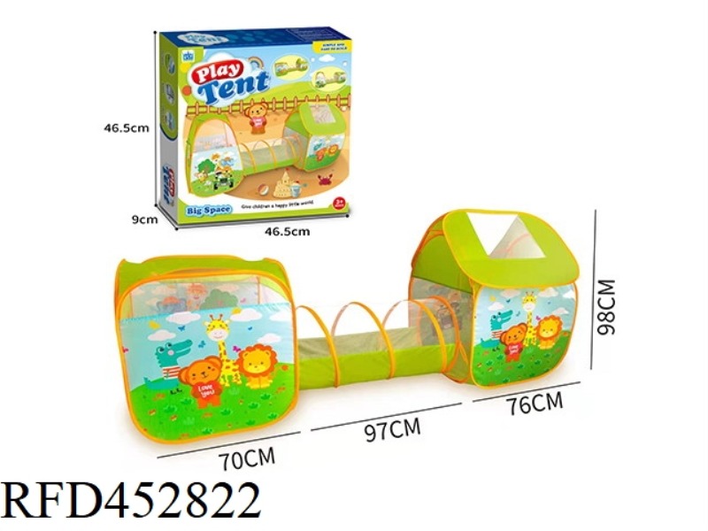 ZOO THREE-IN-ONE TENT