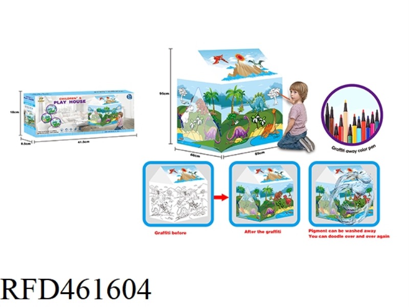 DINOSAUR DOODLE TENT