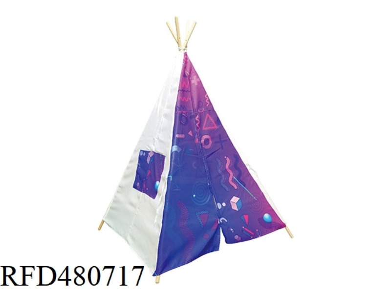 3D GEOMETRIC INDIAN TENT