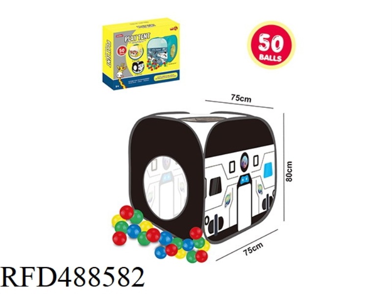 CHILDREN'S TENT WITH 50 OCEAN BALLS