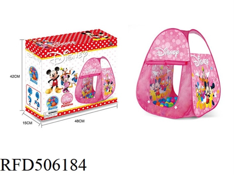 MICKEY CHILDREN'S TENT +100 OCEAN BALLS