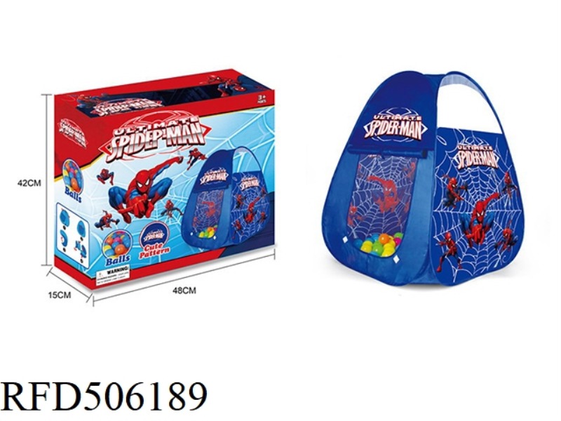 SPIDER-MAN KIDDIE TENT +100 OCEAN BALLS
