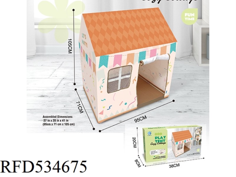 ORANGE RIBBON CHILDREN'S TENT