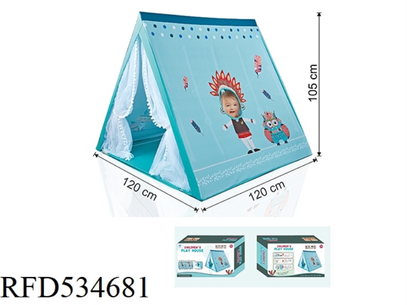 GREEN INDIAN TRIANGLE TENT