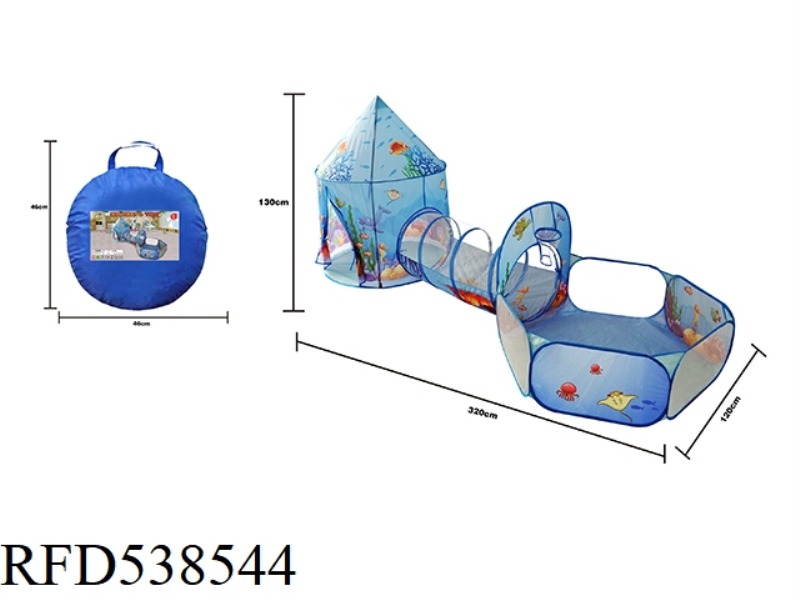 OCEAN TENT MONGOLIAN BAG THREE-PIECE SET