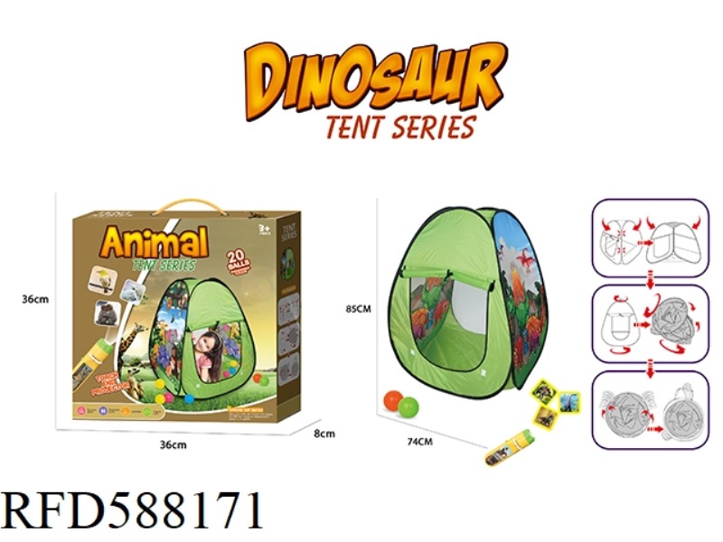 DINOSAUR TENT WITH PROJECTION (TOWER)