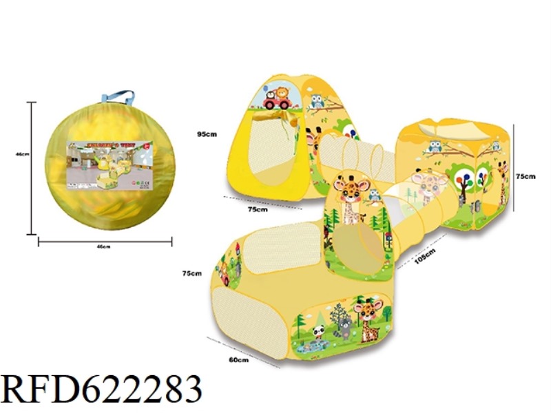 CARTOON CASTLE FIVE-PIECE SET TENT