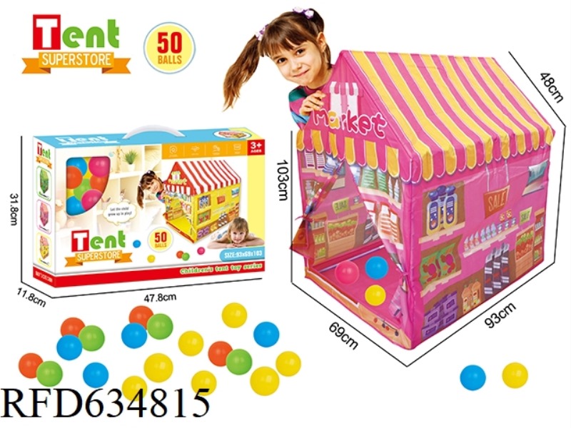 PINK SUPERMARKET TENT HOUSE