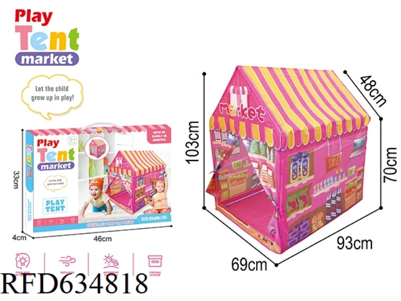 PINK SUPERMARKET TENT HOUSE