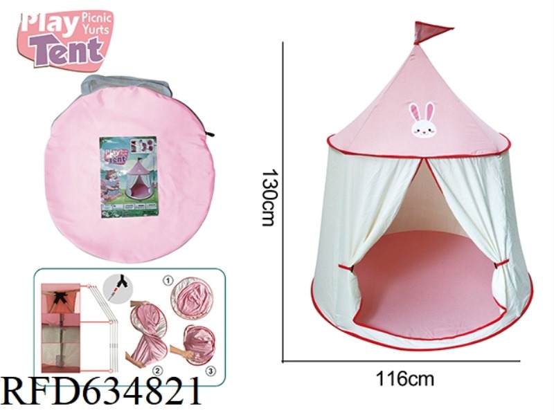 GIRL RABBIT INDIAN TENT