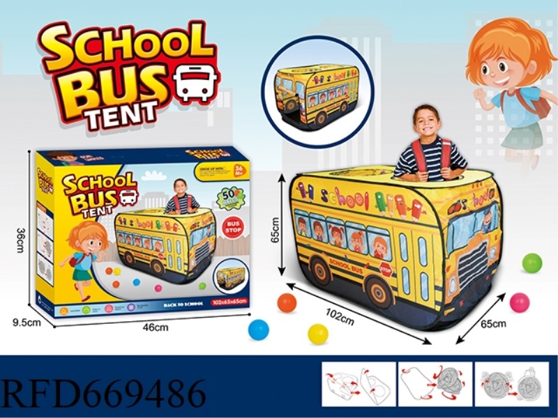 SCHOOL BUS TENT