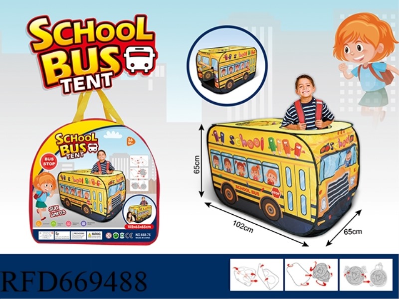 SCHOOL BUS TENT