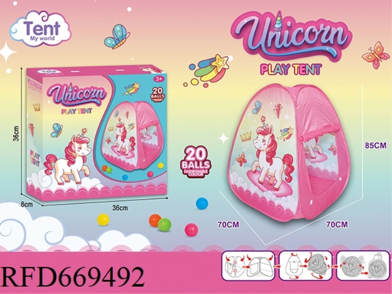 UNICORN TOWER-SHAPED TENT