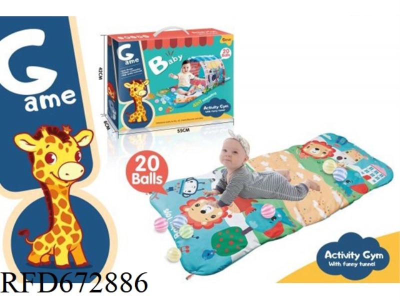 BABY FITNESS STAND CROSS BORDER TOY EXERCISE STAND OCEAN BALL (CRAWLING MAT)