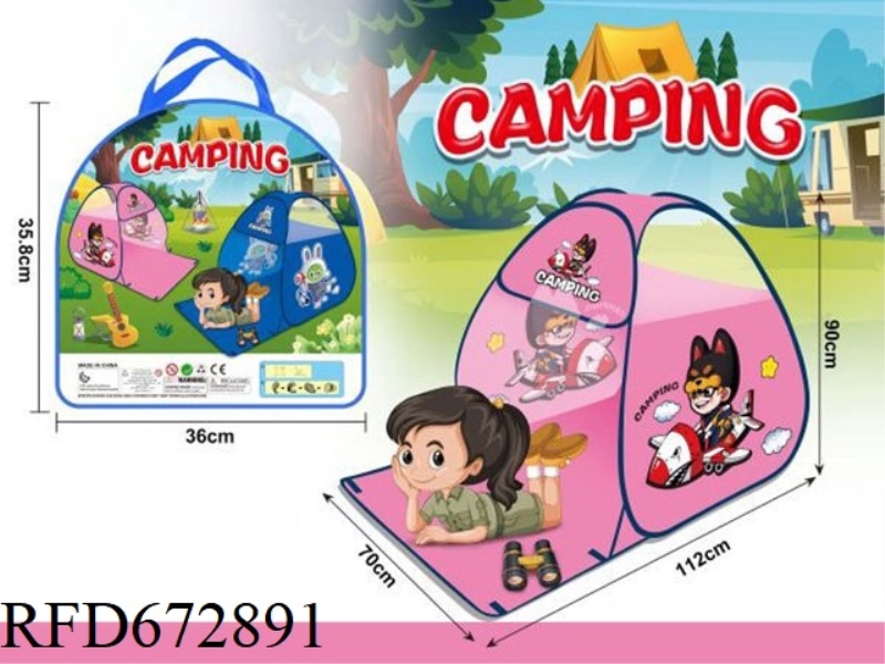 CARTOON FIGHTER TRIANGLE TENT