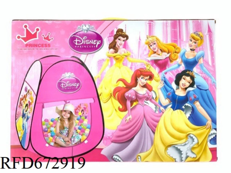 CHILDREN'S DISNEY PRINCESS TENT (100 BALLS) 6CM