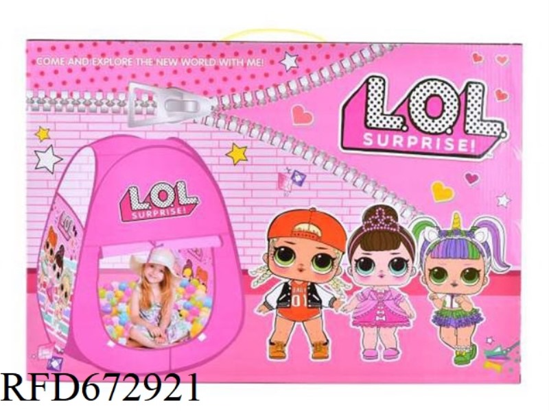 CHILDREN'S LOL TRIANGLE TENT (100 BALLS)