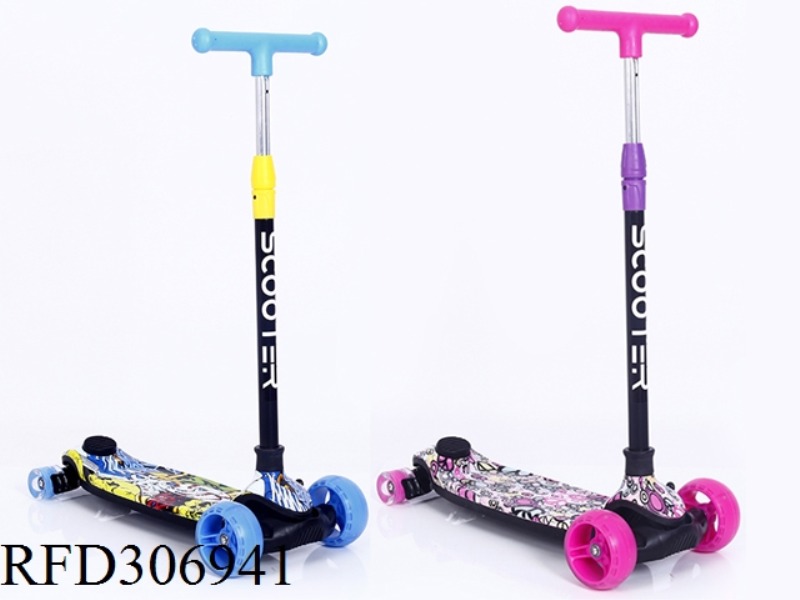 GRAFFITI FOUR-WHEEL SCOOTER