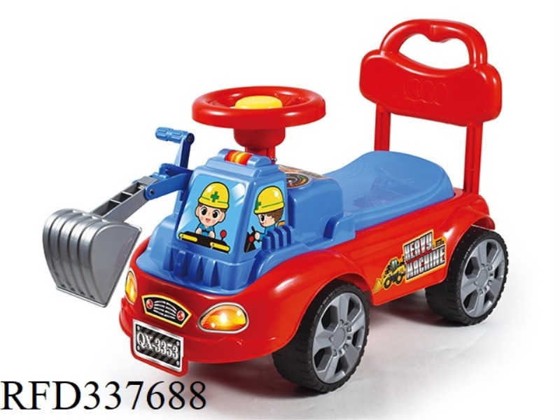 CARTOON STROLLER (BB STEERING WHEEL)