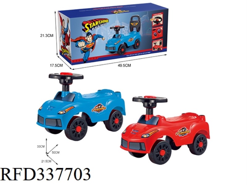 SUPERMAN RETURNS CARTOON STROLLER (BB STEERING WHEEL, WITHOUT BACKREST)