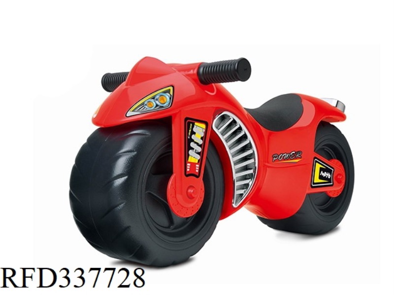 MALE VILLAGE CARTOON TAXIING MOTORCYCLE