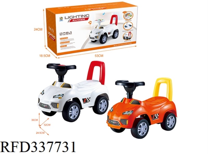 CARTOON BABY CARRIAGE IMITATION LAMBORGHINI (BB STEERING WHEEL)
