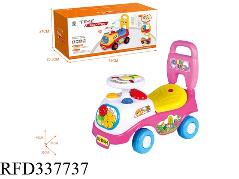 CARTOON STROLLER (MUSIC STEERING WHEEL)