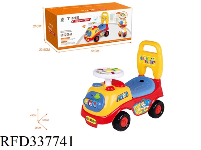 CARTOON STROLLER (MUSIC STEERING WHEEL)