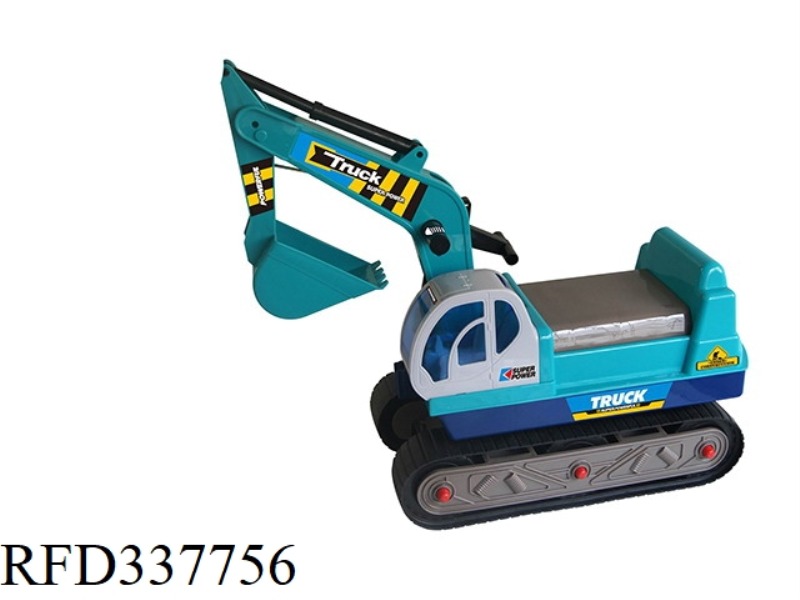 CARTOON EXCAVATOR (LEATHER CHAIN)