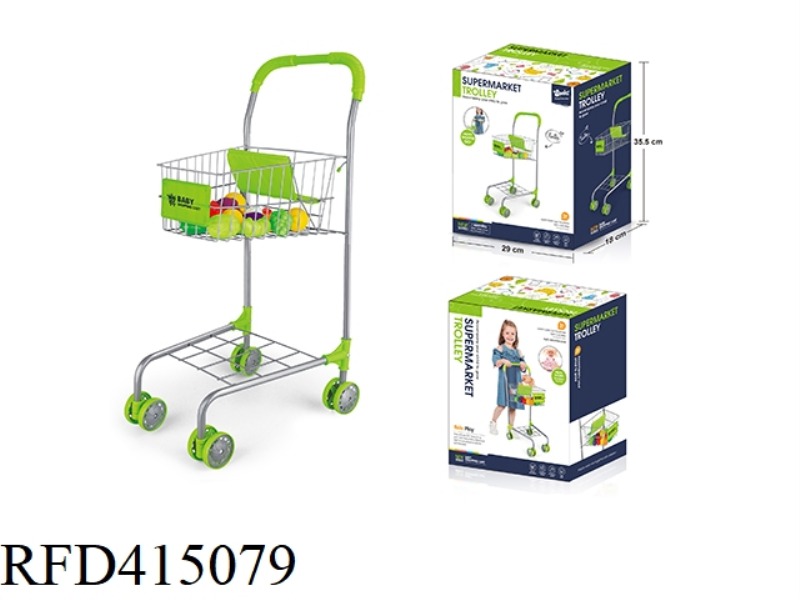 SHOPPING CART+FRUIT