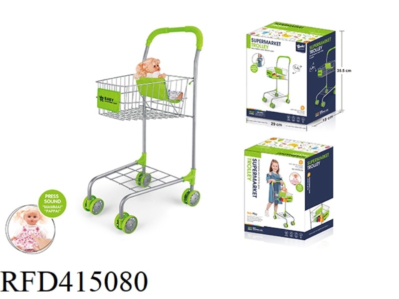 SHOPPING CART+DOLL