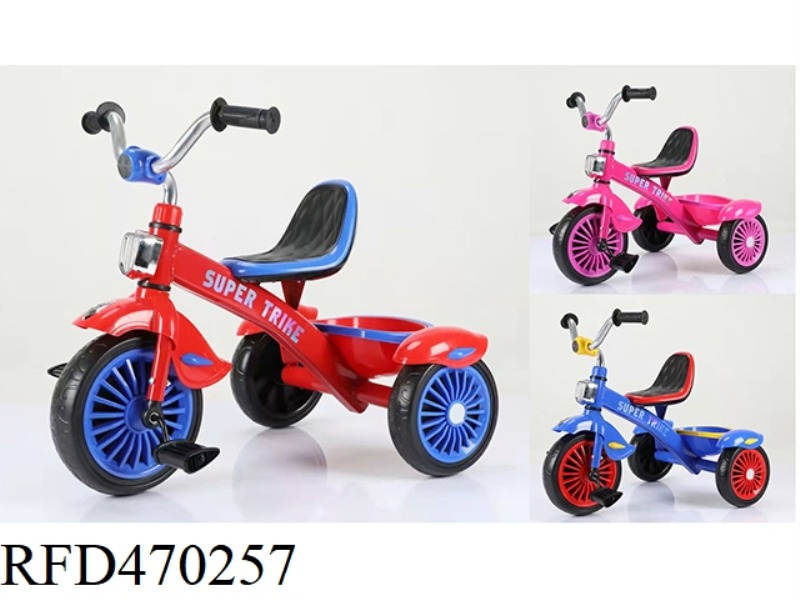 ONE CLICK INSTALLATION OF CHILDREN'S TRICYCLE WITH LIGHT AND MUSIC