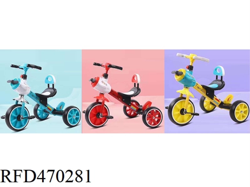 ONE CLICK INSTALLATION OF CHILDREN'S TRICYCLE WITH LIGHT AND MUSIC