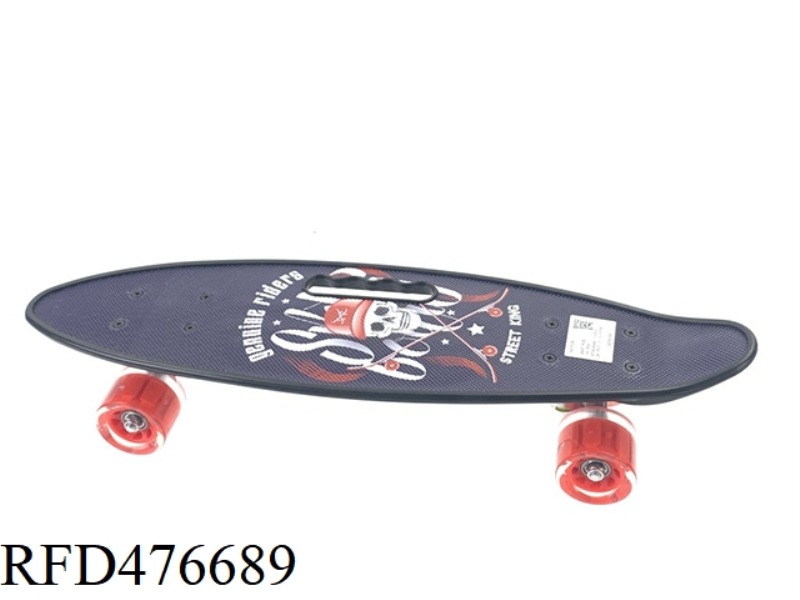 24 INCH PU LIGHT ALUMINUM ALLOY BRACKET SKATEBOARD