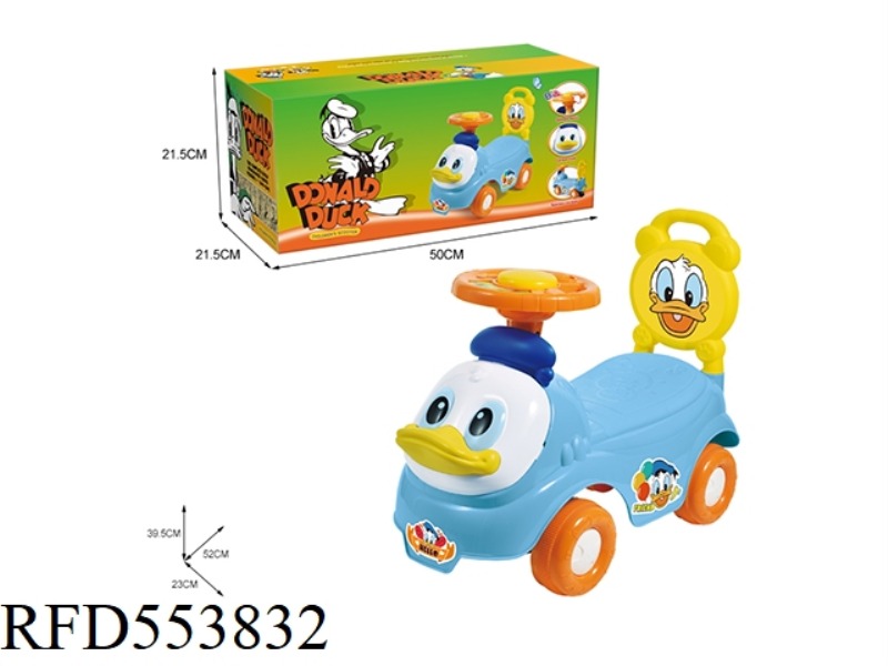 DONALD DUCK CARTOON STROLLER (BB WHISTLE STEERING WHEEL)