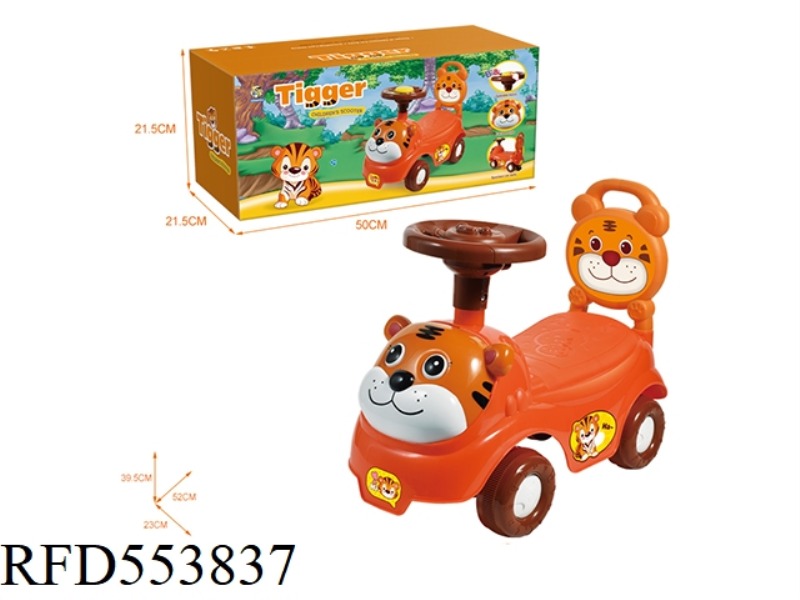 CARTOON STROLLER, TIGER (MUSICAL STEERING WHEEL)