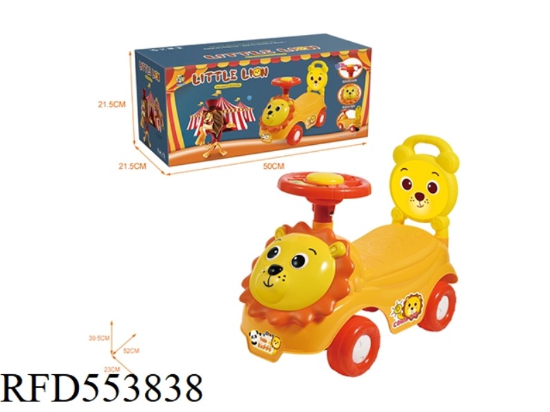 CARTOON STROLLER, LION KING (BB WHISTLE STEERING WHEEL)