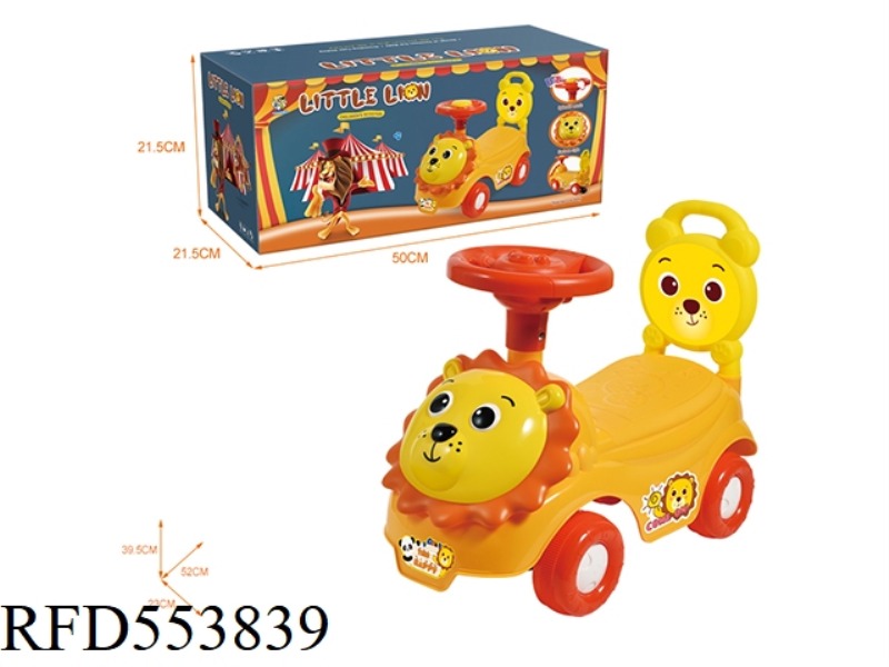 CARTOON STROLLER, LION KING (MUSICAL STEERING WHEEL)