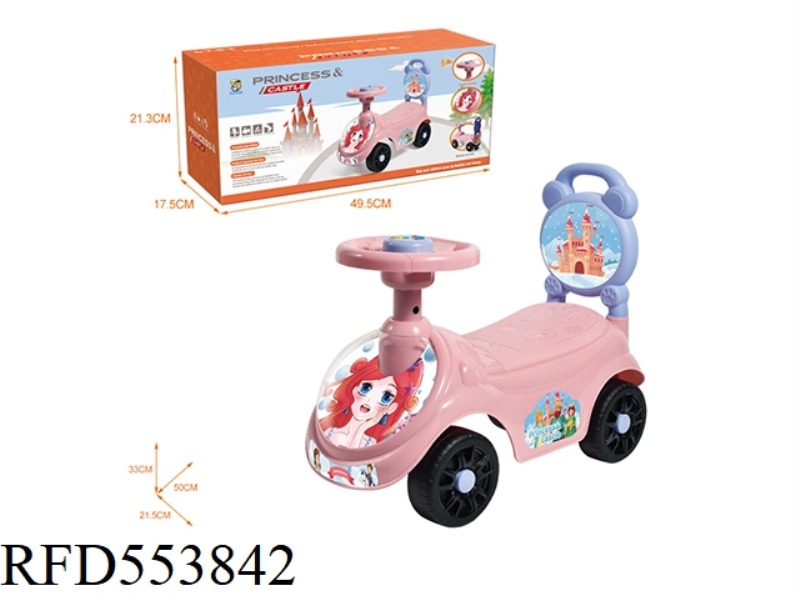 CARTOON STROLLER, PRINCESS (BB WHISTLE STEERING WHEEL)