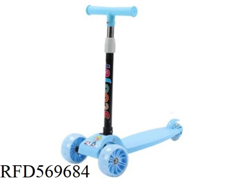 CHILDREN'S SCOOTER HUMMER WHEEL LIGHTS