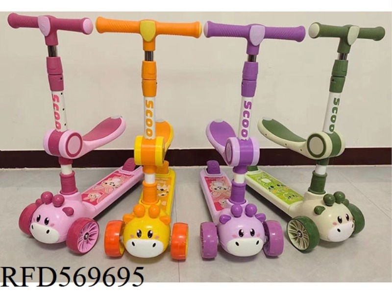 CHILDREN'S SCOOTER DEER WIDENED HUMMER WHEEL SEAT
