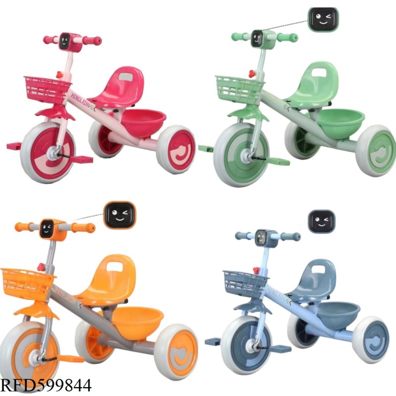 CHILDREN'S TRICYCLE WITH LIGHT AND MUSIC STROLLER