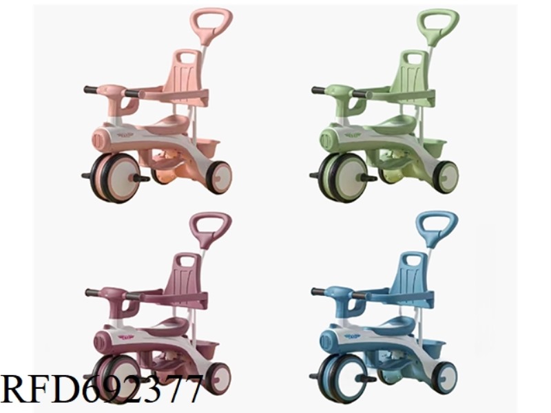 CHILDREN'S TRICYCLE, BICYCLE, BICYCLE + PUSH HANDLE FENCE