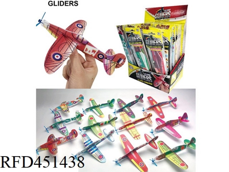 2 PACKS OF FOAM AIRCRAFT 36PCS