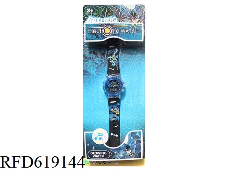 BATMAN LIGHTING MUSIC WATCH
